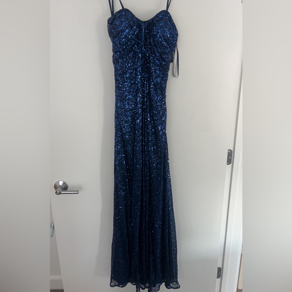 La Femme sequin gown